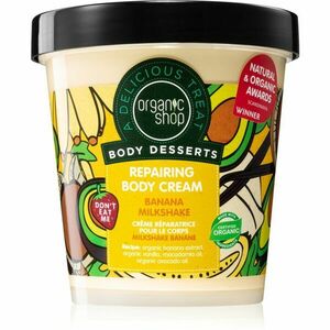 Organic Shop Body Desserts Banana Milkshake regenerační tělový krém 450 ml obraz