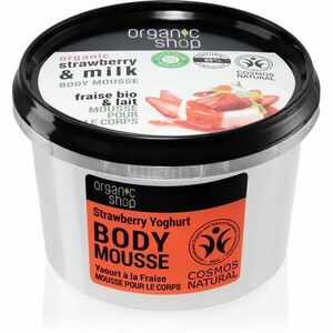 Organic Shop Strawberry & Milk tělová pěna 250 ml obraz