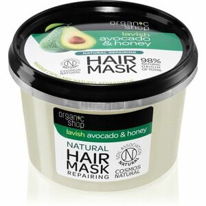 Organic Shop Natural Avocado & Honey regenerační maska na vlasy 250 ml obraz
