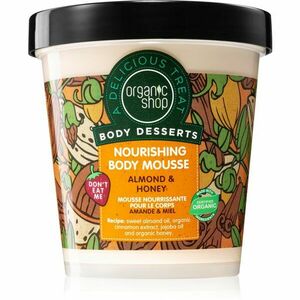 Organic Shop Body Desserts Almond & Honey tělová pěna pro výživu a hydrataci 450 ml obraz