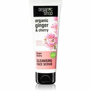 Organic Shop Ginger & Cherry čisticí pleťový peeling 75 ml obraz