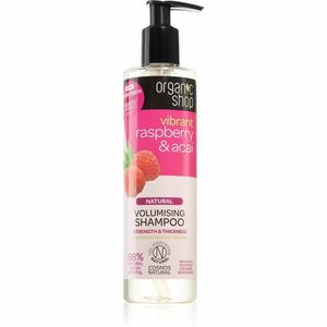 Organic Shop Natural Raspberry & Acai čisticí šampon pro objem 280 ml obraz