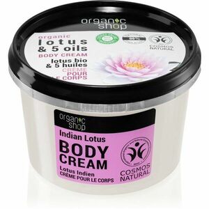Organic Shop Organic Lotus & 5 Oils pečující tělový krém 250 ml obraz