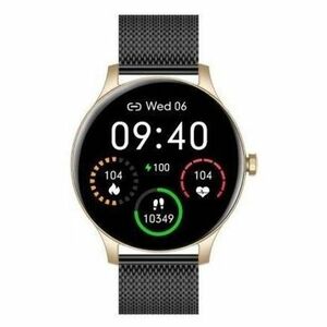 GARETT ELECTRONICS Smartwatch Classy zlato-černá ocel chytré hodinky obraz