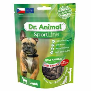 DR. ANIMAL Sportline pochoutka jehněčí pro psy 100 g obraz