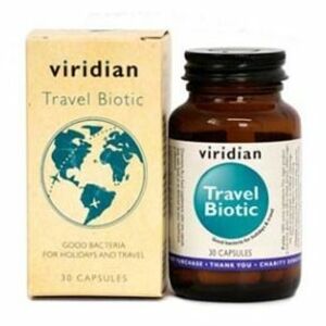 VIRIDIAN Nutrition Travel Biotic 30 kapslí obraz