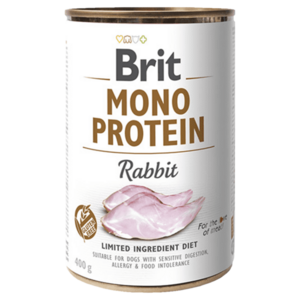 BRIT Mono Protein Rabbit konzerva pro psy 400 g obraz