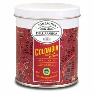 CORSINI Colombia Medellin supremo mletá káva plech 125 g obraz