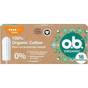 O.B. Organic Cotton Super tampóny 16ks obraz