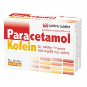 DR.MULLER Paracetamol kofein 500mg/65mg 30 tablet obraz
