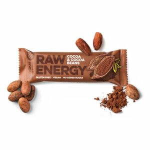 BOMBUS Raw energetická tyčinka kakao a kakaové boby 50 g obraz