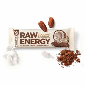 BOMBUS Raw energetická tyčinka kakao a kokos 50 g obraz