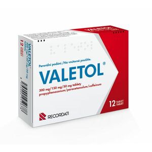 Valetol 12 tablet obraz