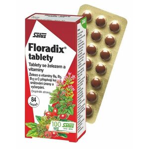 Salus Floradix Železo+ 84 tablet obraz
