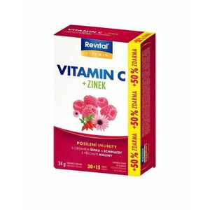 Revital Vitamin C + zinek + echinacea + šípek 45 tablet obraz