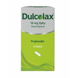 Dulcolax 10 mg 6 čípků obraz