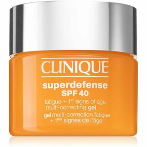 Clinique Superdefense™ SPF 40 Fatigue + 1st Signs of Age Multi Correcting Gel hydratační gel proti prvním známkám stárnutí pleti SPF 40 50 ml obraz
