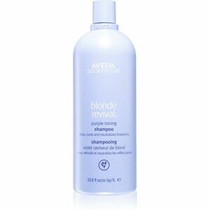 Aveda Blonde Revival™ Purple Toning Shampoo fialový tónovací šampon pro zesvětlené nebo melírované vlasy 1000 ml obraz