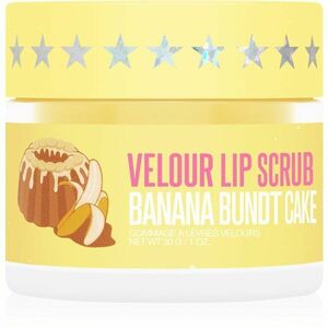 Jeffree Star Cosmetics Banana Fetish Velour Lip Scrub cukrový peeling na rty Banana Bundt Cake 30 g obraz