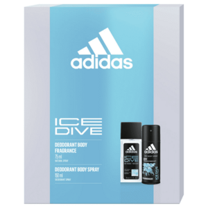 Adidas Ice Dive - deodorant s rozprašovačem 75 ml + deodorant ve spreji 150 ml obraz