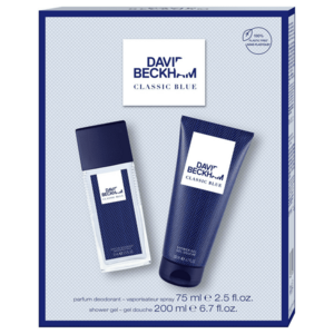 David Beckham Classic Blue - deodorant s rozprašovačem 75 ml + sprchový gel 200 ml obraz