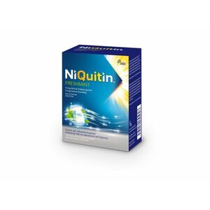Niquitin Freshmint 4 mg léčivá žvýkací guma 100 ks obraz