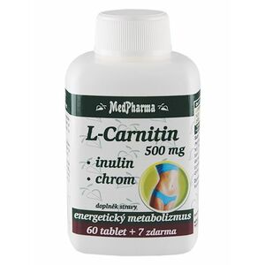 Medpharma L-Carnitin 500 mg + Inulin + Chrom 67 tablet obraz