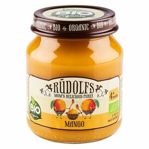 RUDOLFS Bio příkrm mango 4m+ 120 g obraz