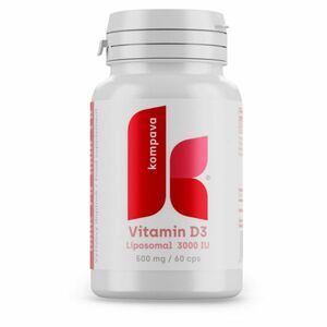 KOMPAVA Lipozomální vitamín D3 500 mg 60 kapslí obraz