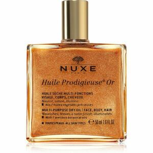 Nuxe Huile Prodigieuse Or multifunkční suchý olej se třpytkami na obličej, tělo a vlasy 50 ml obraz