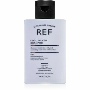 REF Cool Silver Shampoo stříbrný šampon neutralizující žluté tóny 100 ml obraz
