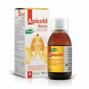 Apicold thyme sirup 100 ml obraz