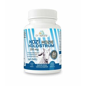 Dr. Natural Kozí Kolostrum IgG 54% 200 mg 60 kapslí obraz