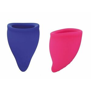 Fun Factory Fun Cup Explore Kit menstruační kalíšky 2 ks modrý/růžový obraz