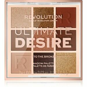 Makeup Revolution Ultimate Desire paletka očních stínů odstín Into The Bronze 8, 1 g obraz