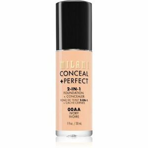 Milani Conceal + Perfect 2-in-1 Foundation And Concealer make-up 00AA Ivory 30 ml obraz