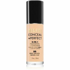 Milani Conceal + Perfect 2-in-1 Foundation And Concealer make-up 00 Light Natural 30 ml obraz
