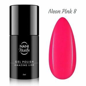 NANI gel lak Amazing Line 5 ml - Neon Pink obraz
