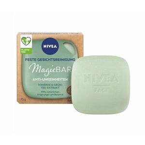 Nivea MagicBAR Peelingové pleťové mýdlo se zeleným čajem 75 g obraz