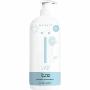 Naif Baby & Kids Cleansing Wash Gel čisticí a mycí gel pro děti a miminka Refill Me 500 ml obraz