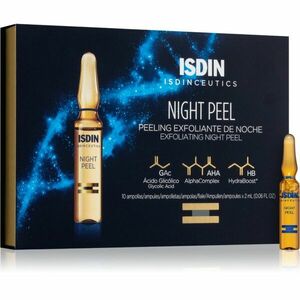 ISDIN Isdinceutics Night Peel exfoliační peelingové sérum v ampulích 10x2 ml obraz