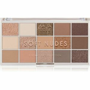 MUA Makeup Academy Professional 15 Shade Palette paletka očních stínů odstín Soft Nudes 12 g obraz