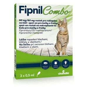 FIPNIL Combo 50/60mg Cat Spot-on 3x0, 5ml obraz
