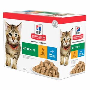 HILL'S Science Plan Feline kapsičky pro koťata 12 x 85 g obraz