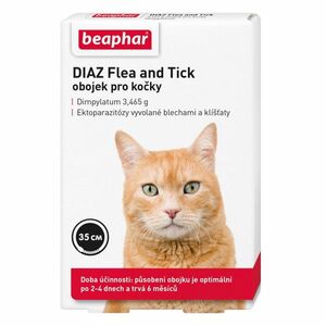 BEAPHAR Diaz Flea&Tick antiparazitní obojek pro kočky 35 cm 1 ks obraz