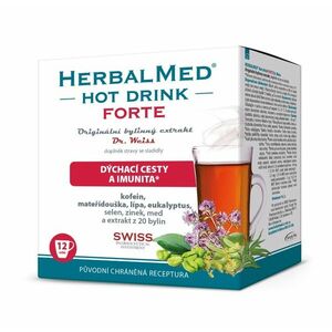 Dr. Weiss HerbalMed Hot Drink Forte s kofeinem 12 sáčků obraz