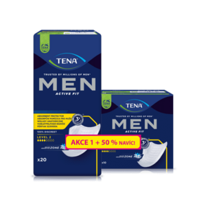 Tena Men Level 2 + 50 % navíc inkontinenční vložky pro muže 30 ks obraz