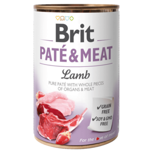 BRIT Paté & Meat Lamb konzerva pro psy 400 g obraz