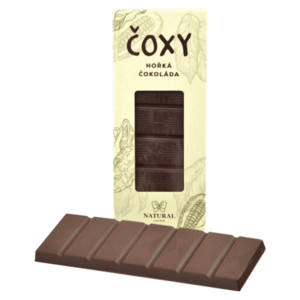 NATURAL JIHLAVA Čoxy hořká čokoláda s xylitolem natural 50 g obraz