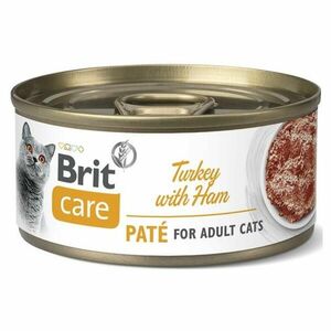 BRIT Care Turkey Paté with Ham konzerva pro kočky 70 g obraz